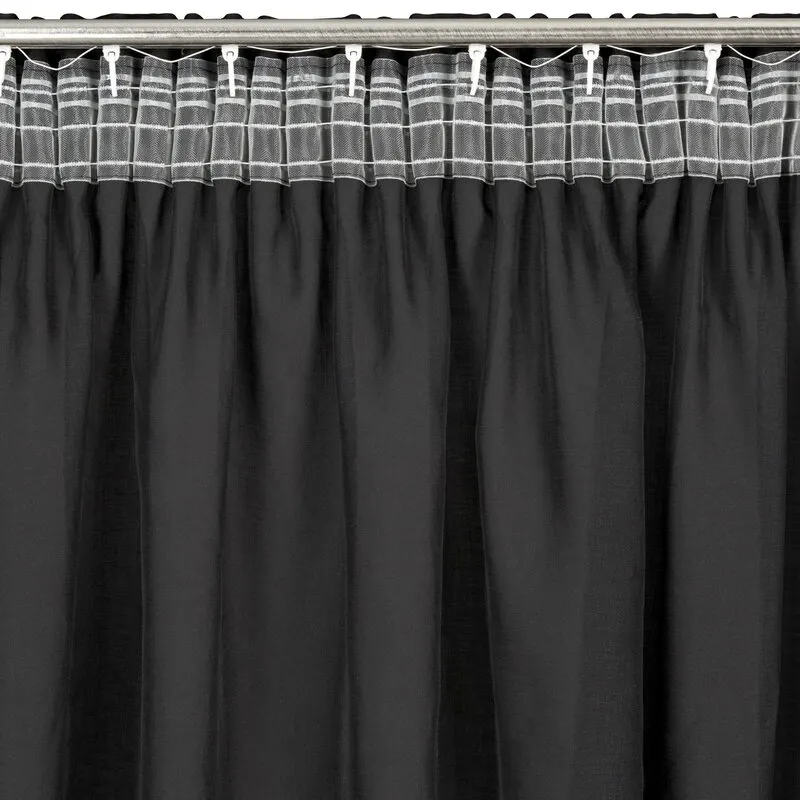 FIRANA GOTOWA DANI 1 NA TAŚMIE 140 X 270 CM CZARNY - EU_453875