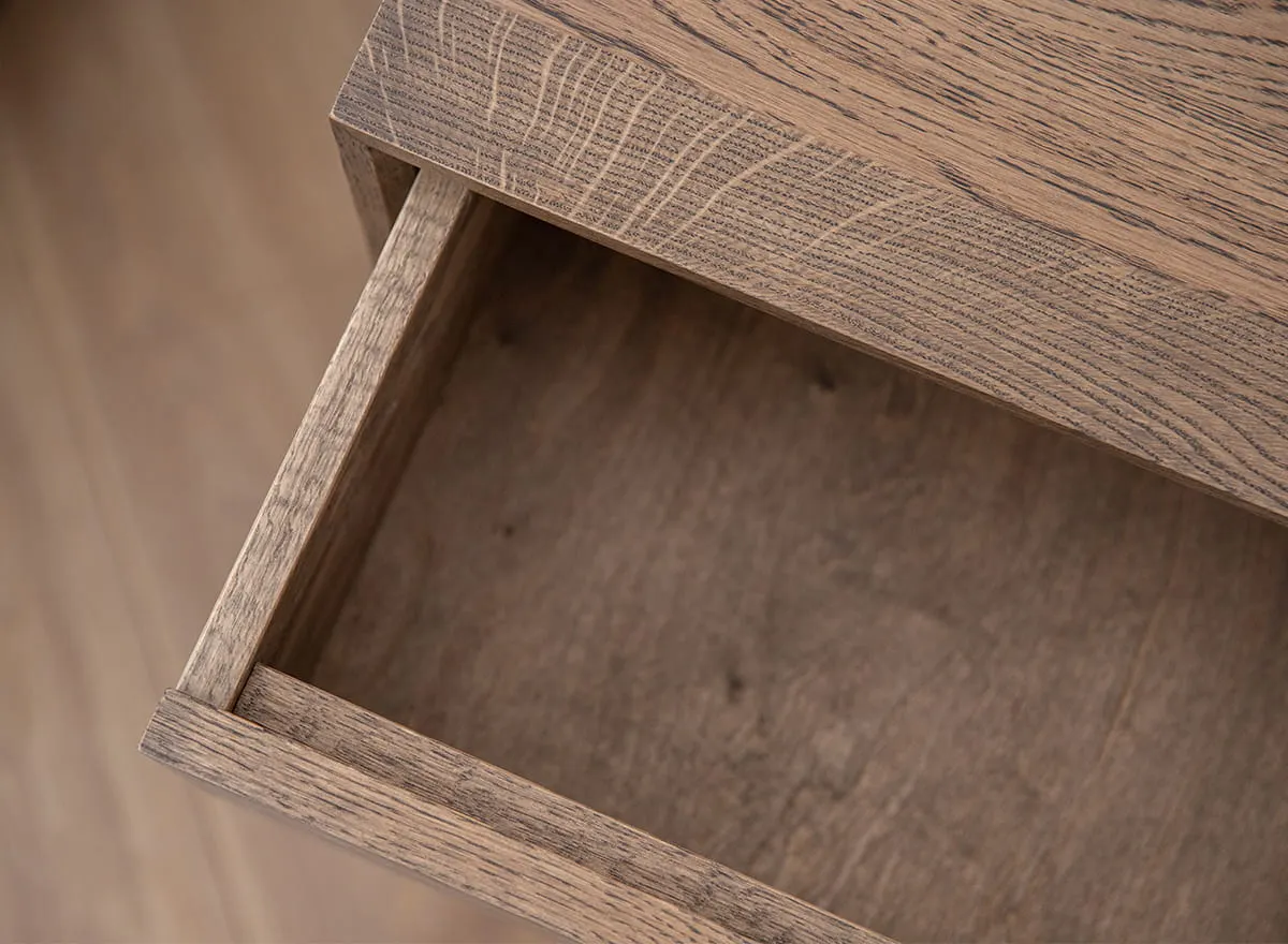 Szafka nocna dębowa wisząca dąb dymiony Adria - PRHADRIA02DD