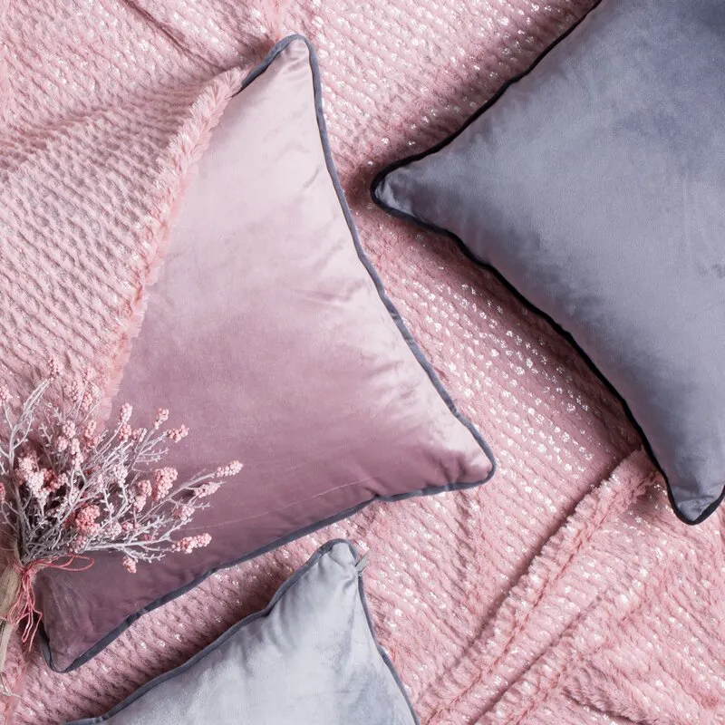 POSZEWKA MEL 40 X 40 CM CIEMNONIEBIESKI - EU_384061