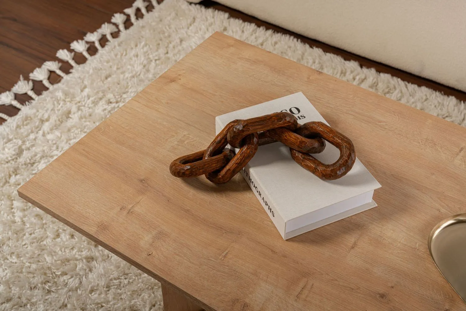 Stolik kawowy SABIN 60x119 cm dąb sapphire - ASI_909NRD1115