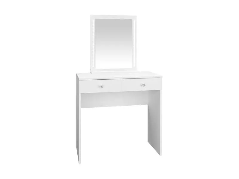 Toaletka BIJOU biała glamour z lustrem ML Meble Toaletka BIJOU biała glamour z lustrem ML Meble