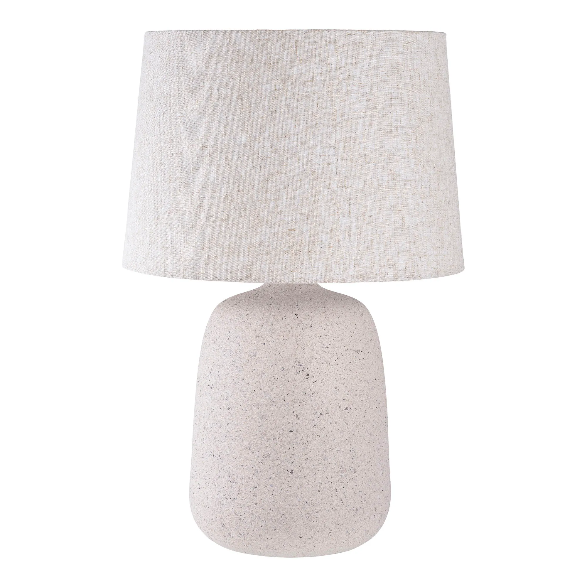 Lampa stołowa ceramiczna CROFT struktura piaskowa