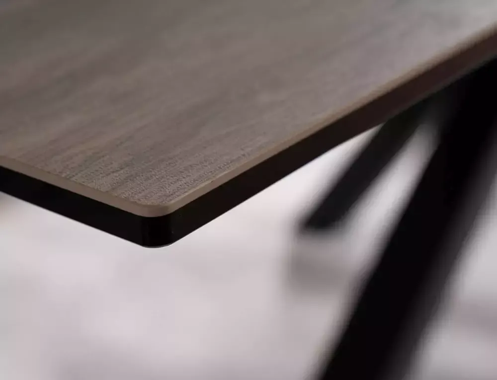 Stół rozkładany COLUMBUS CERAMIC 90x160-240 cm brązowy efekt drewna - COLUMBUSCBRC160