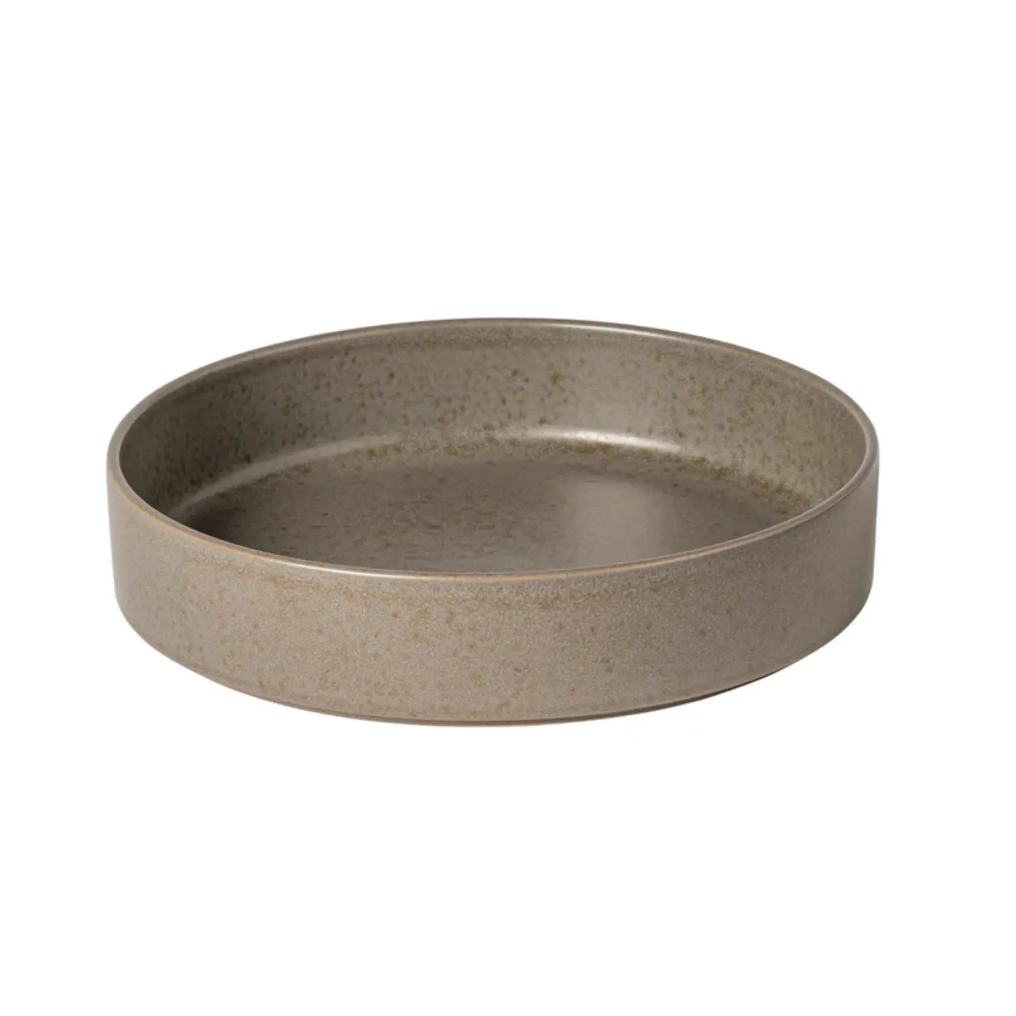 Talerz głęboki REDONDA 21cm beżowy talerz, ceramiczny, beżowy, okrągły, płaska powierzchnia