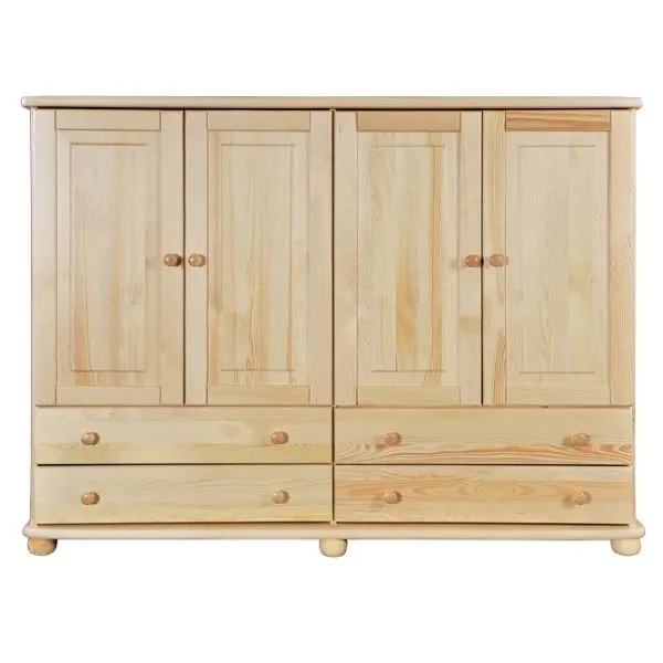 KD157 komoda S165 W125 G42 sosna naturalny DREWMAX