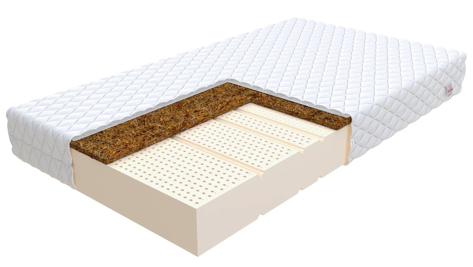 Materac lateksowy TORO MAX 80x200x20 - H2 średnio miękki / H3 średnio twardy