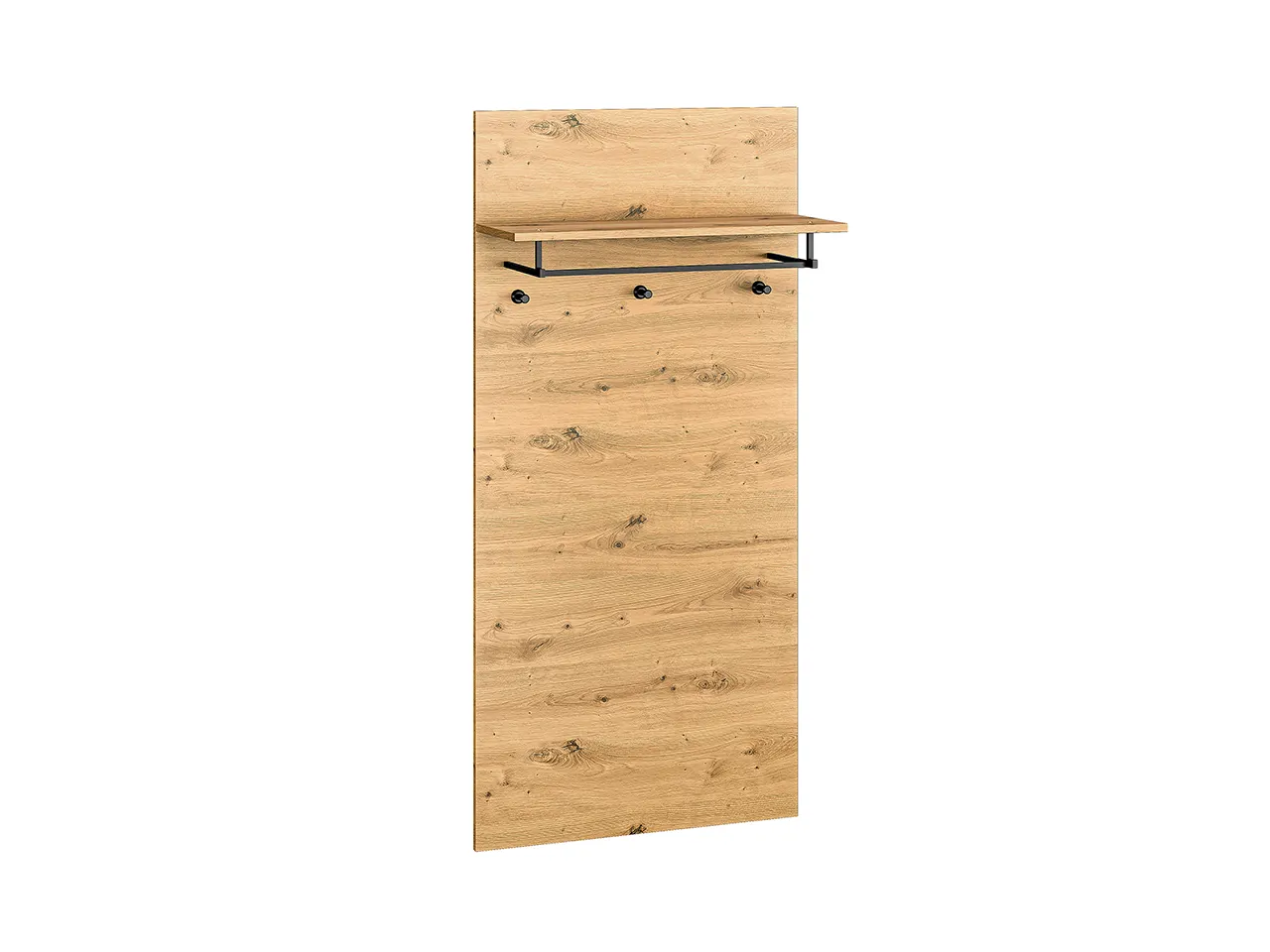 Wieszak ścienny z półką NEVIO 15 dąb artisan Wieszak ścienny z półką NEVIO 15 dąb artisan