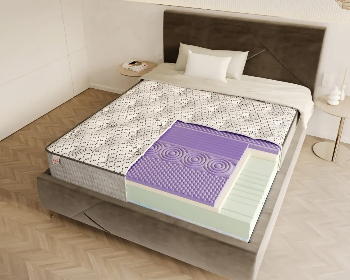 Materac piankowy BRILLANTE - 180x200x26 - H4 twardy / H3 średnio twardy — zdjęcie 4