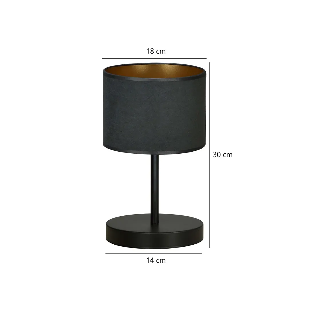 Lampka nocna HILDE LN1 czarny — zdjęcie 5