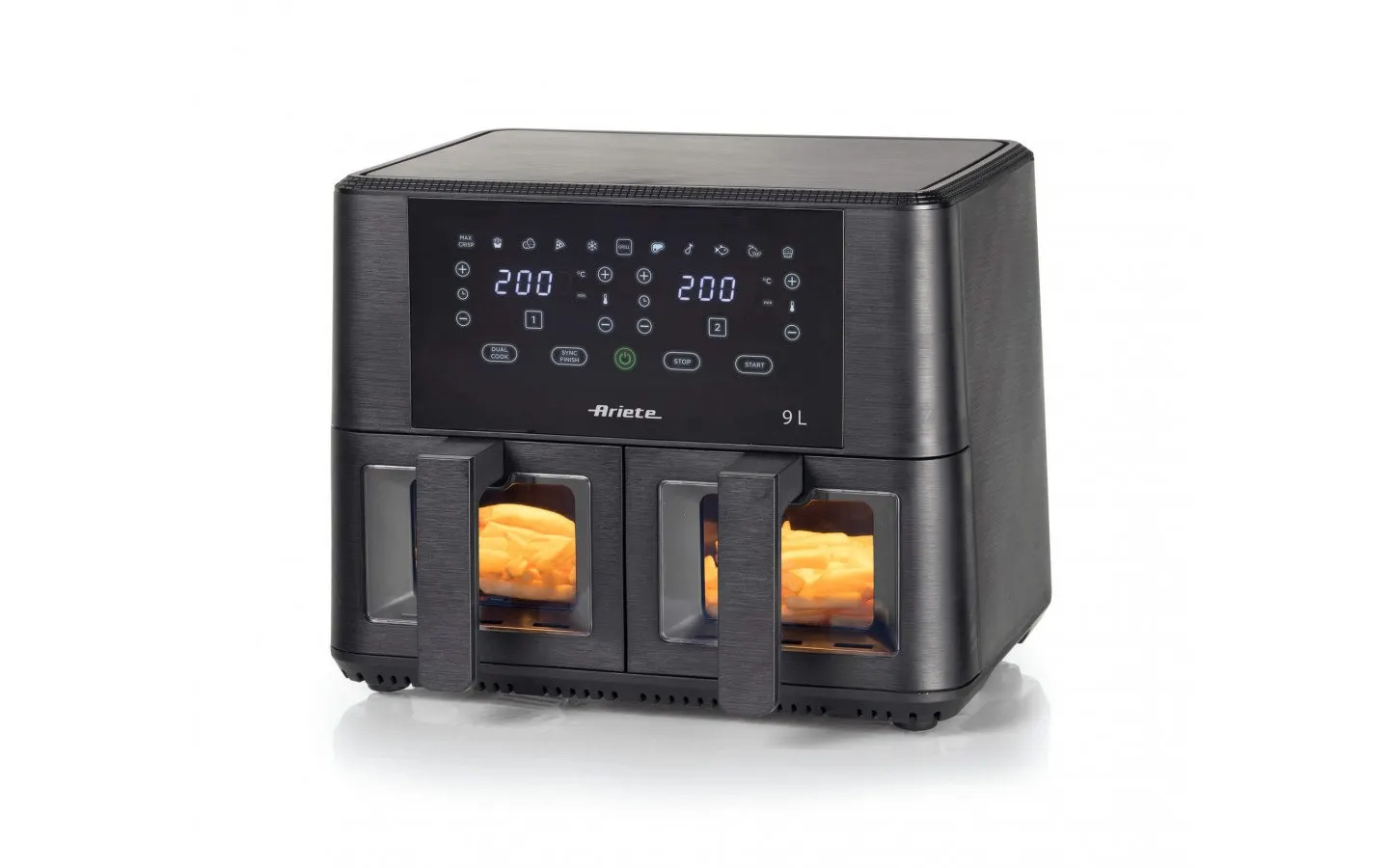 fryer, air fryer, 9 L, digital control, double basket