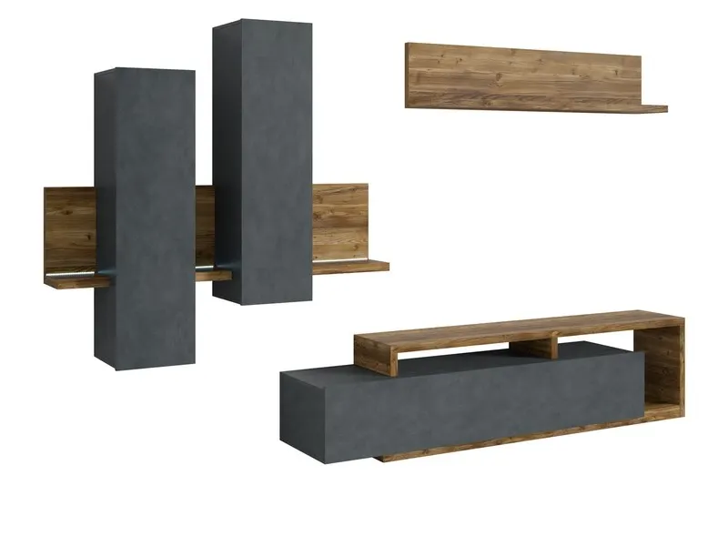 Meblościanka BOTA 9 appenzeller z oświetleniem LED