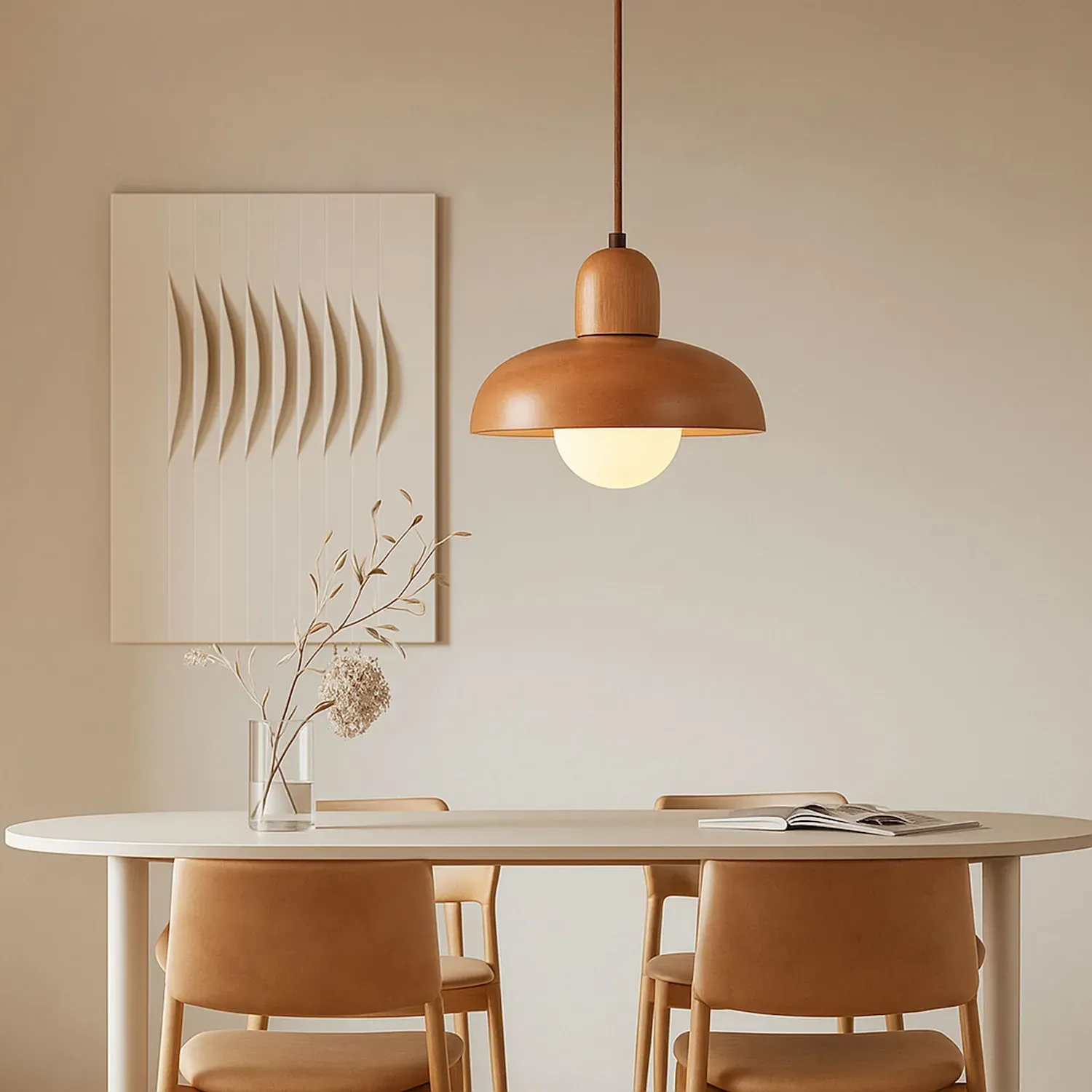 Żyrandol HAND - dąb biały - ASI_823OLY1172