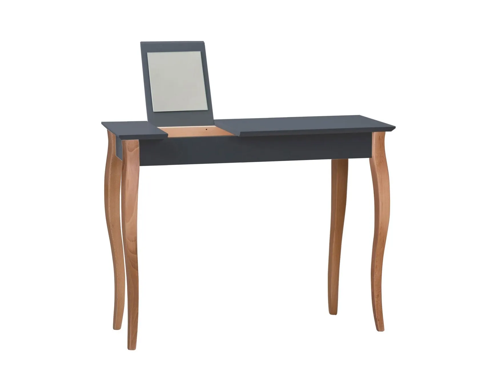 Toaletka z lustrem LILLO 105x35cm grafitowy naturalny