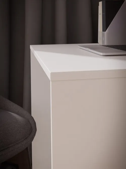 Biurko DUBBERLY minimalistyczne - biały - DBBB111-120