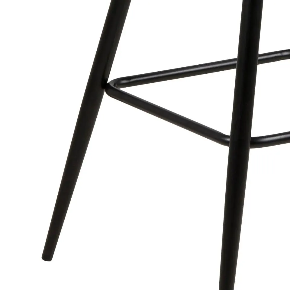 Hoker wysoki SAMANTA Jasnoszary, Czarny - H000017039