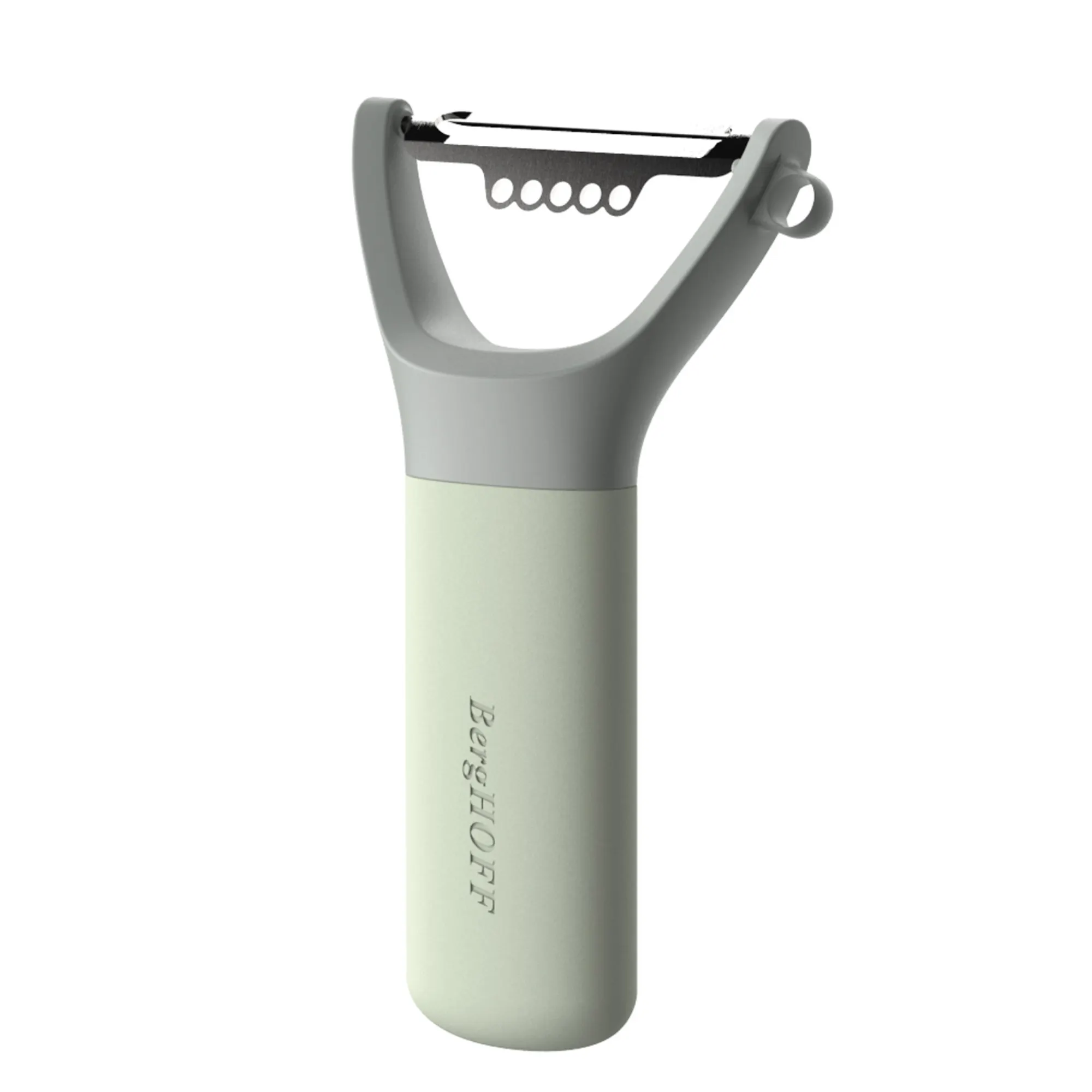 BERGHOFF OBIERACZKA POZIOMA BALANCE razik do warzyw, obieraczka, pasiast bez ostrzy, gładki uchwyt, zielony uchwyt