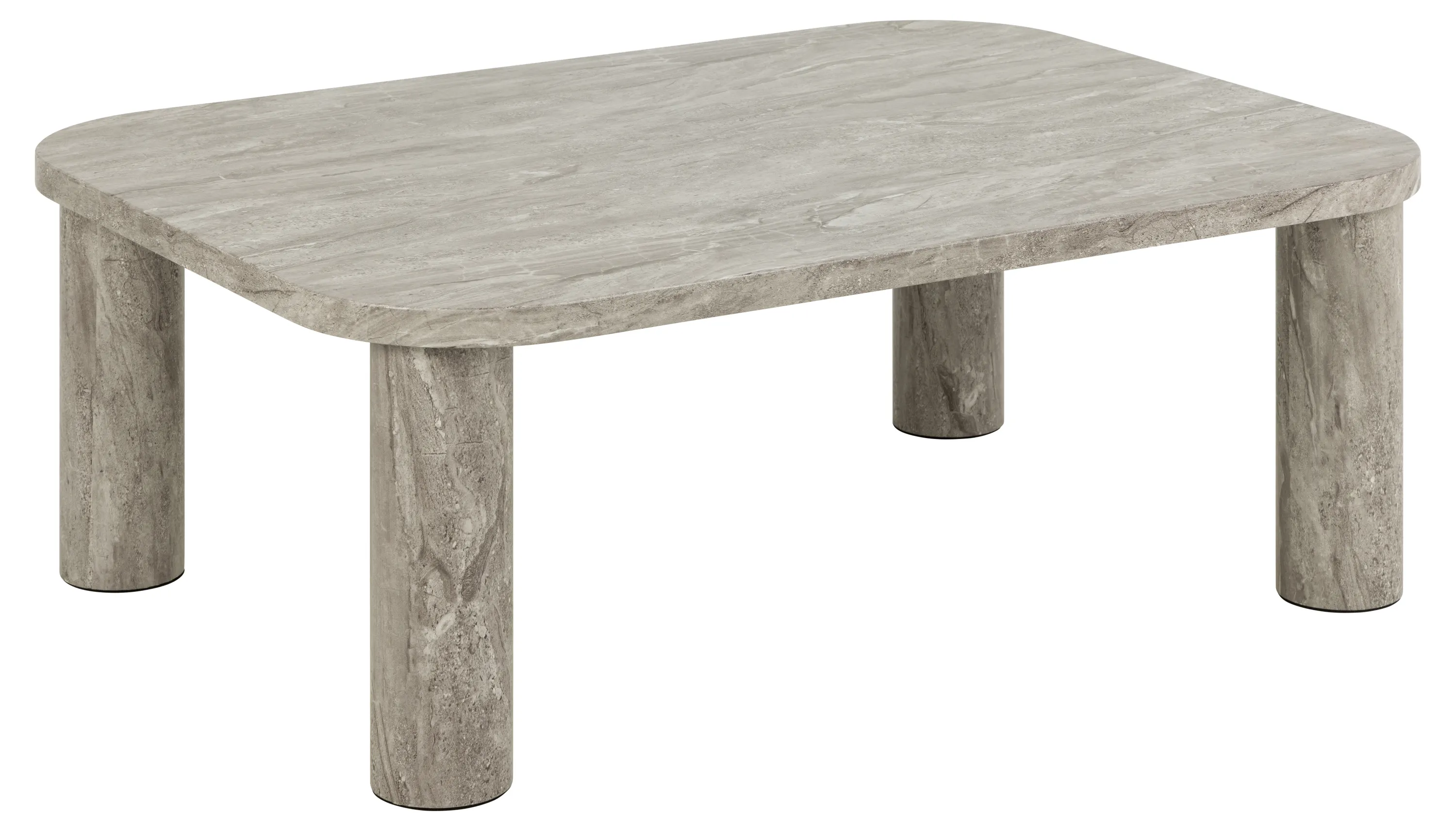 Stolik kawowy SOLANO 100x75x36 efekt szarego marmuru