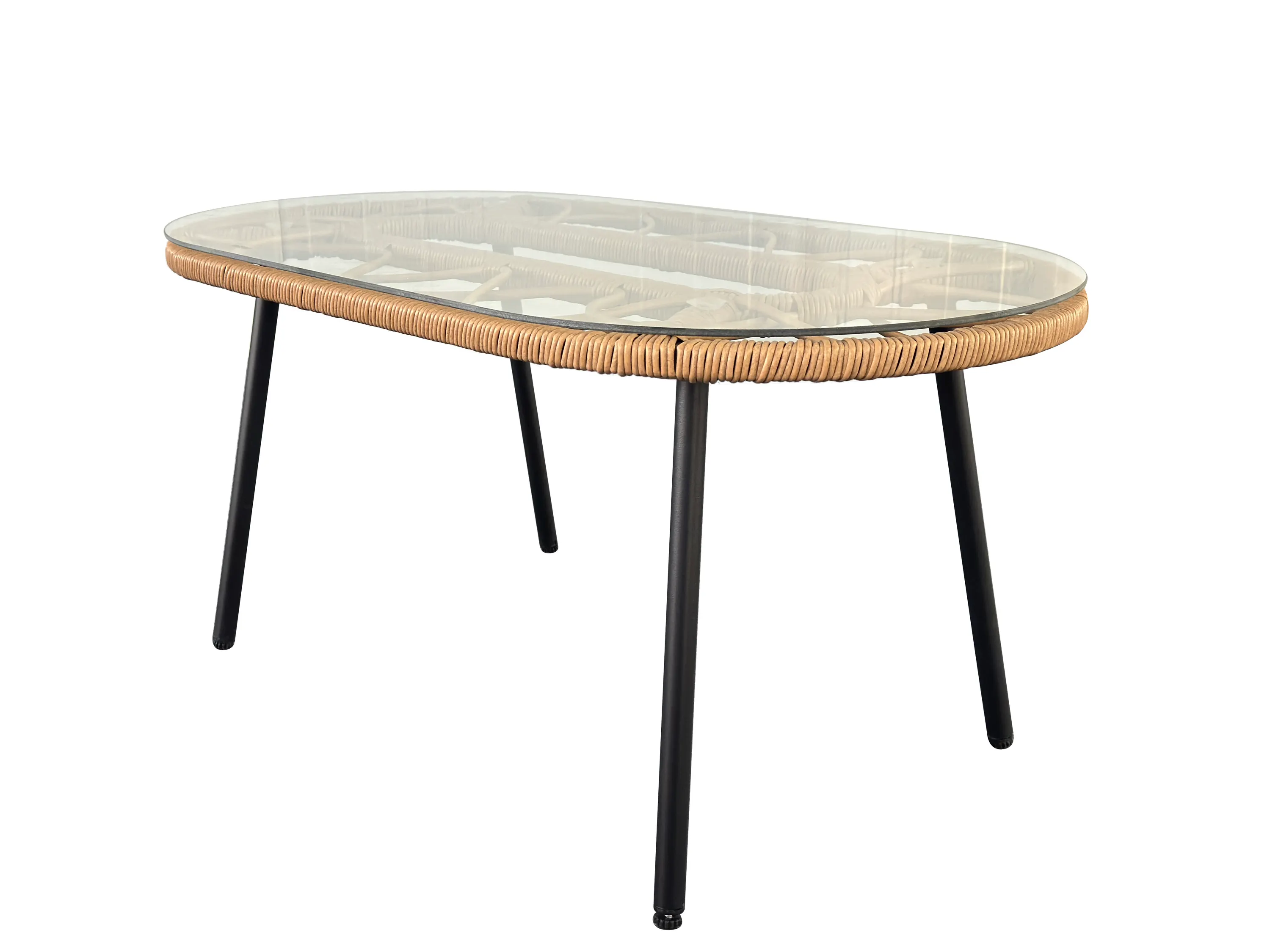 Zestaw ogrodowy wypoczynkowy PLAIT 4-set technorattan szary Zenjoy - PLAIT_SZARY