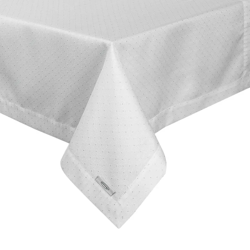 OBRUS ELLEN 140 X 240 CM BIAŁY - EU_391219