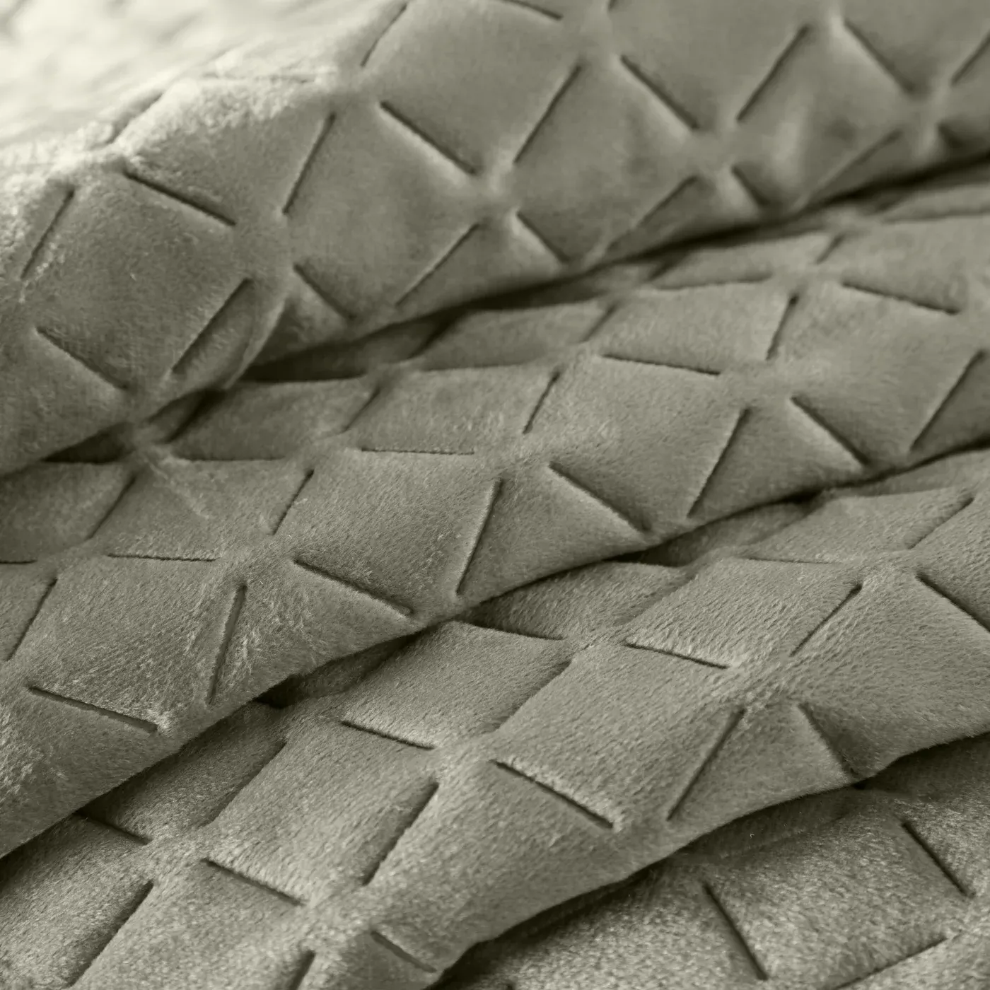 Narzuta pikowana DIMON 220 X 240 cm Szary - EU_379142