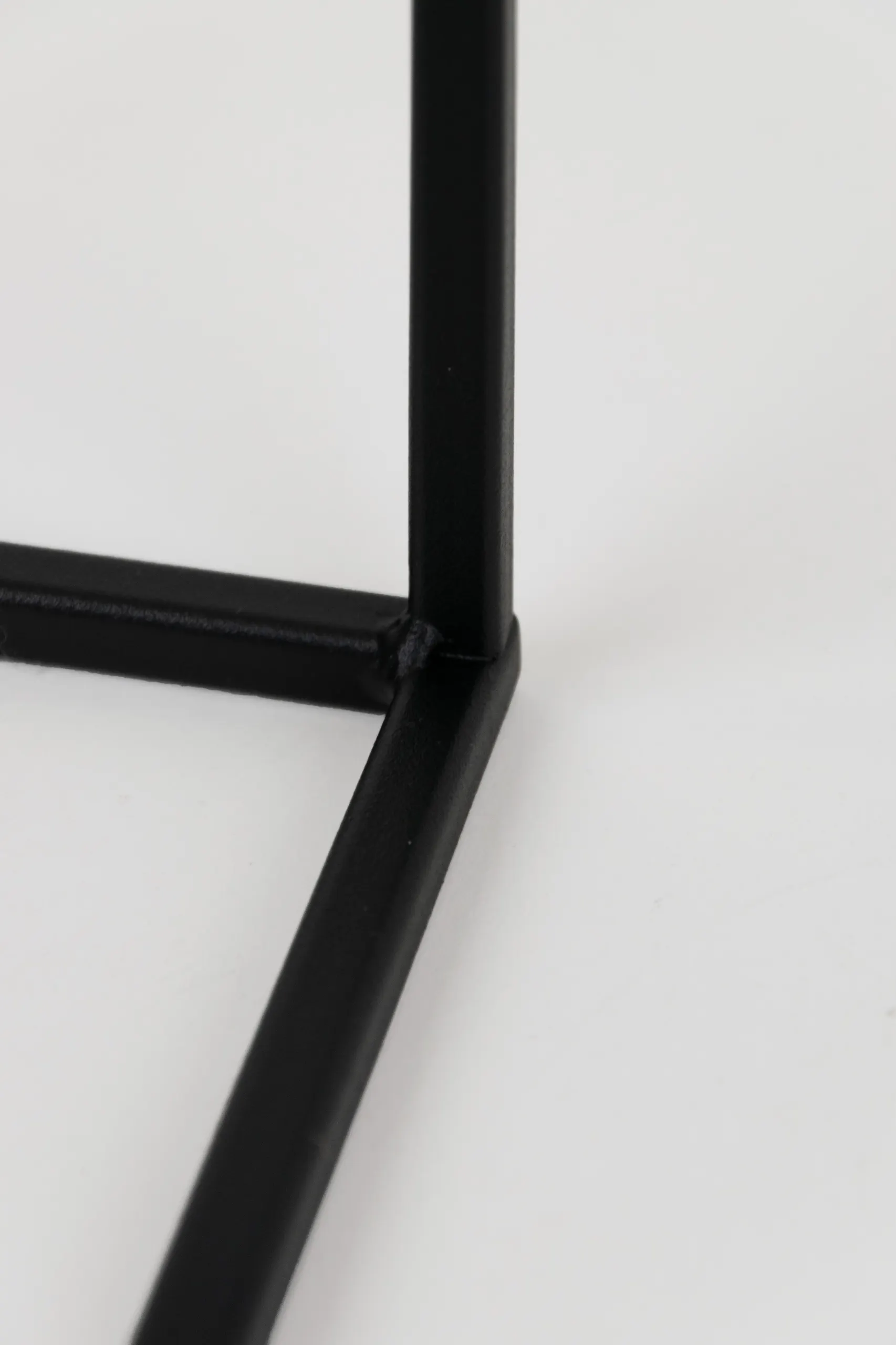 Kwietnik stojący metal drewno BREST M czarny - LD_TZ000155