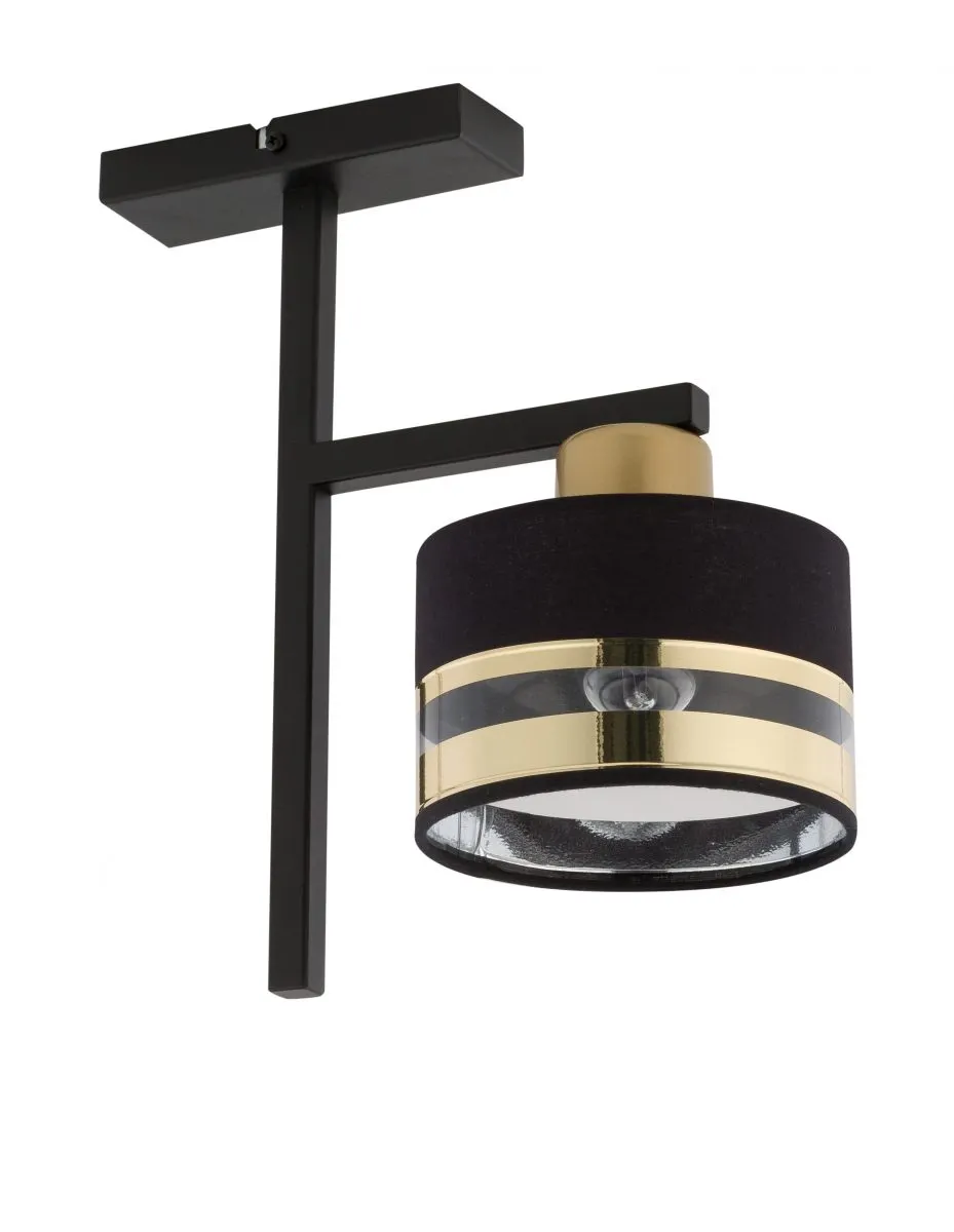 Lampa sufitowa/plafon PRO 1 plafon czarno-złoty