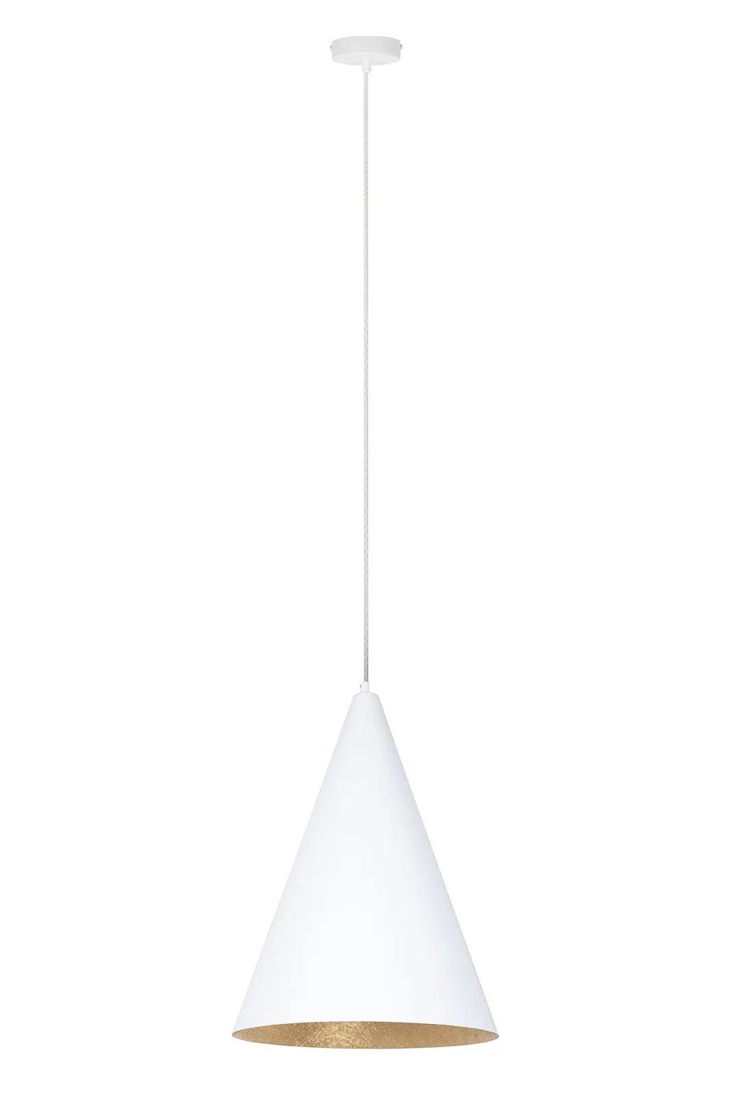Lampa wisząca VESUVIO S biało-złota