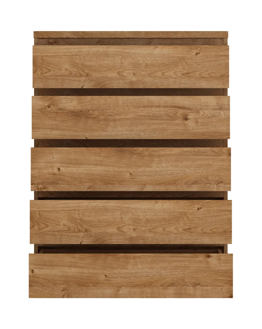 KOMODA Z SZUFLADAMI FRIBO FRIK06 5S DĄB RIBBECK ZŁOTY - 6000000010561