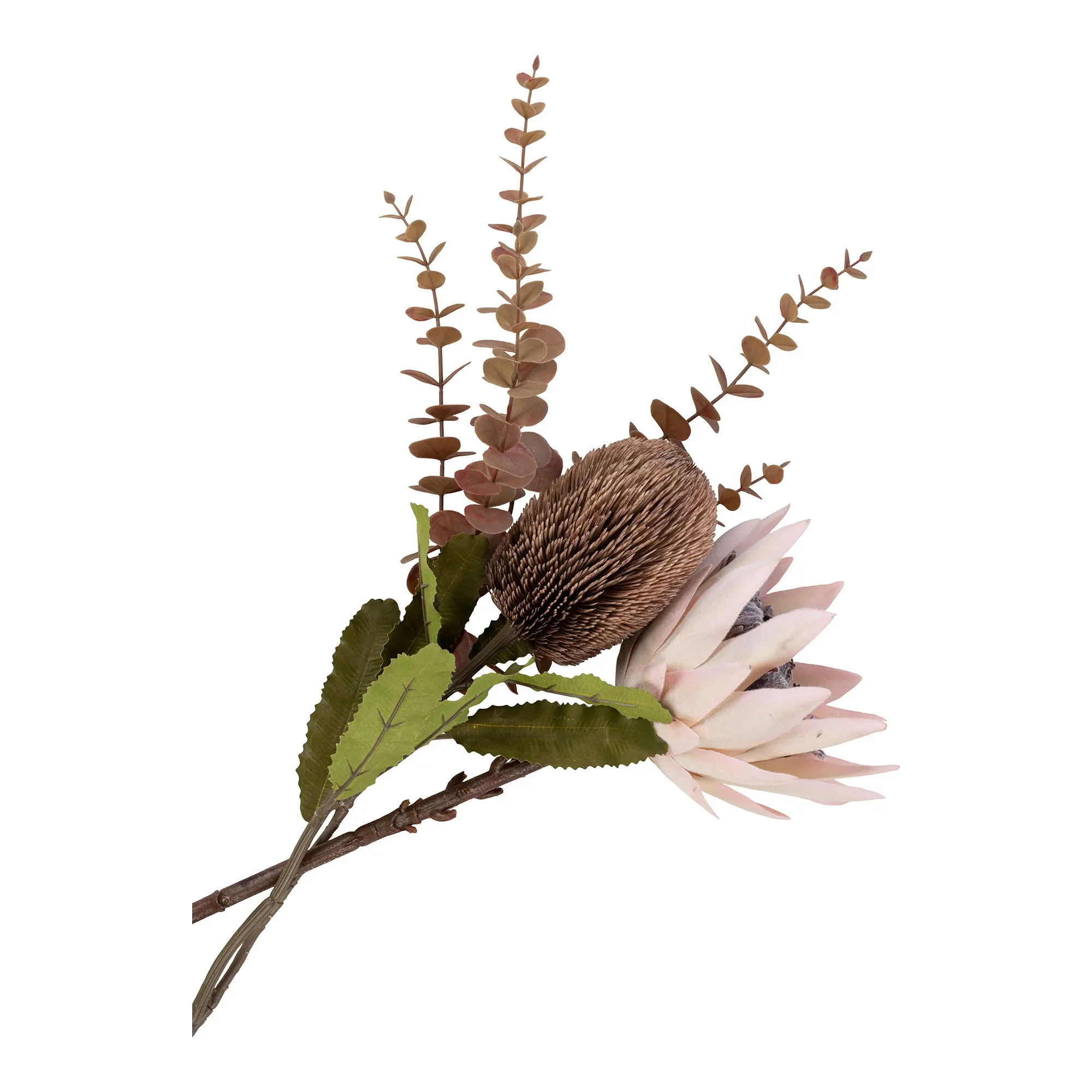 Bukiet sztuczne kwiaty KING mix wys.65 cm bordowy Liść, Roślina, Kwiat, Kompozycja kwiatowa, Ikebana