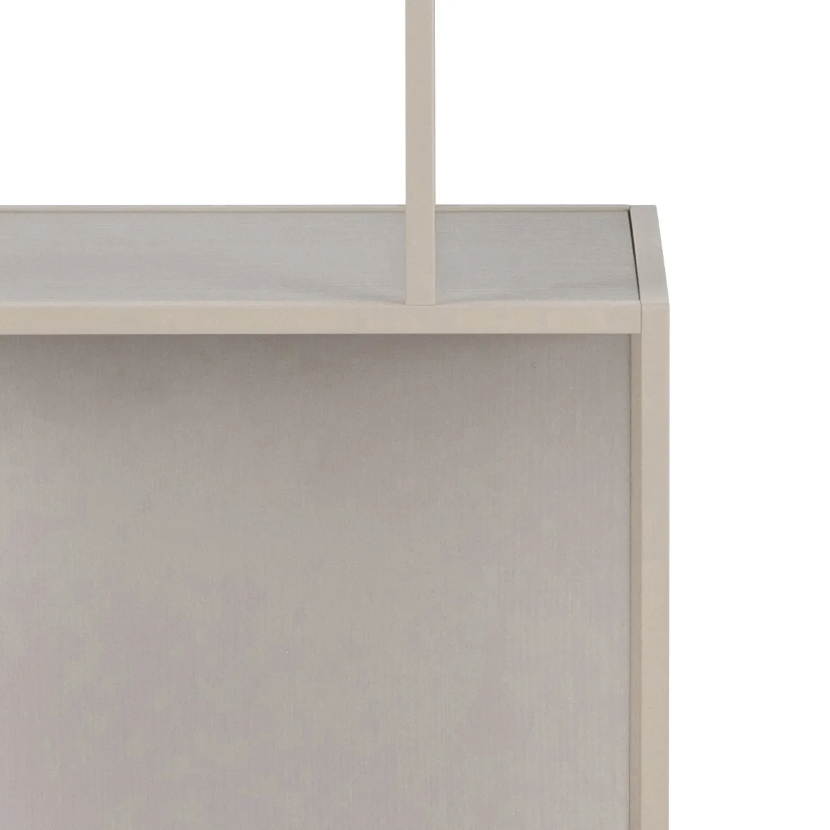 Regał otwarty SEAFORD szary 77x35x185 - 0000108323