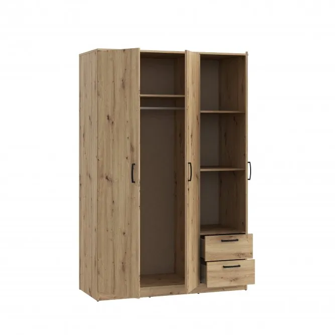 Szafa ubraniowa NIKO Dąb Artisan NIKS84-D78 FORTE - NIKS84-D78