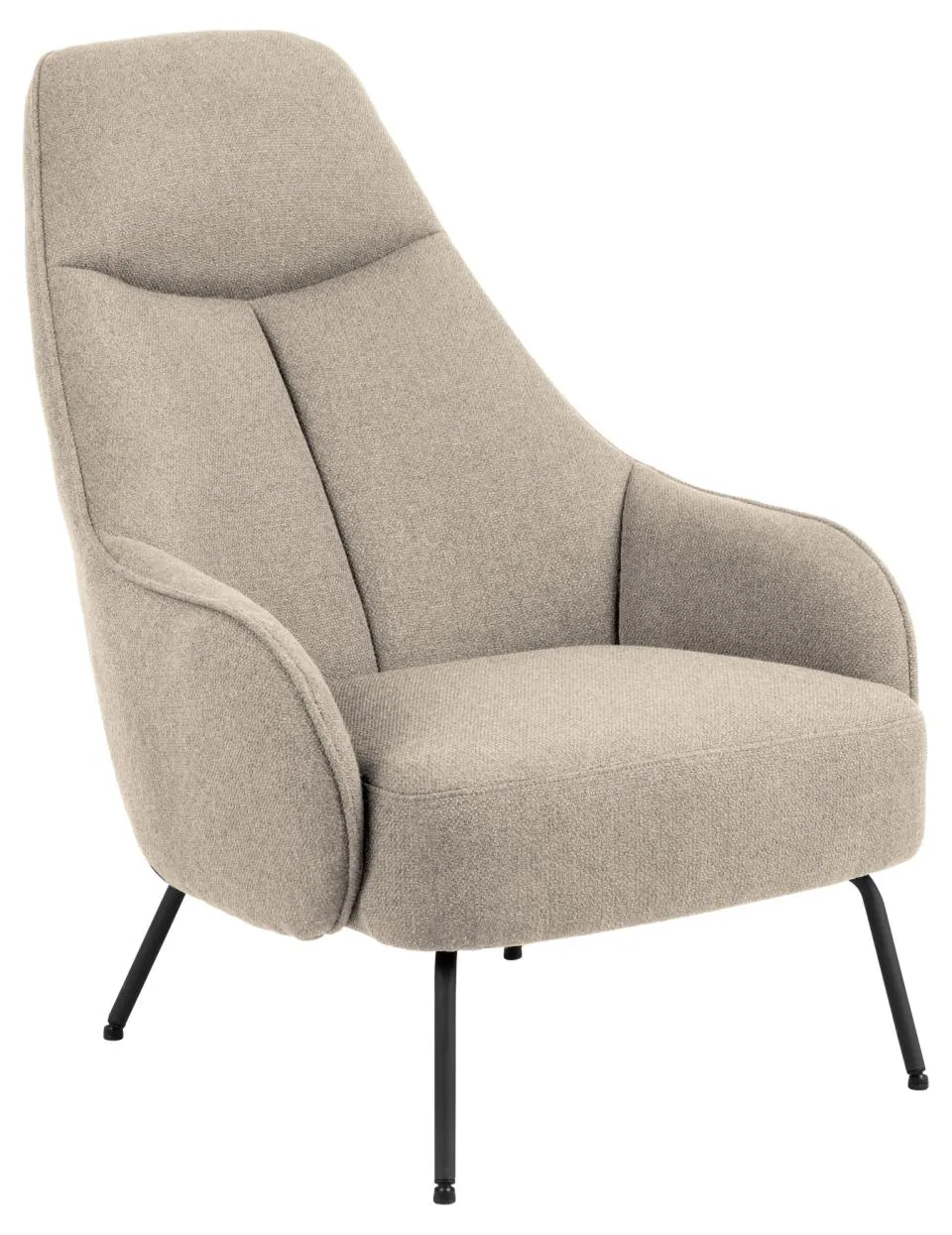 Fotel TEXAS 73x92x98 cm Beżowy, Czarny Fotel TEXAS 73x92x98 cm Beżowy, Czarny