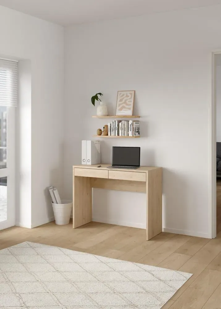 Biurko z 2 szufladami FUNCTION PLUS 100cm Jackson Hickory - TV_80359HLHL
