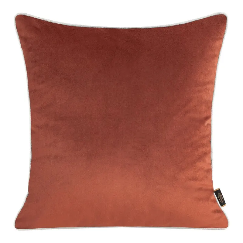 POSZEWKA VELVET 45 X 45 CM CEGLASTY