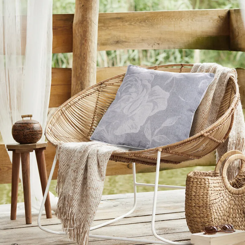 POSZEWKA LEN 10 45 X 45 CM STALOWY - EU_415419