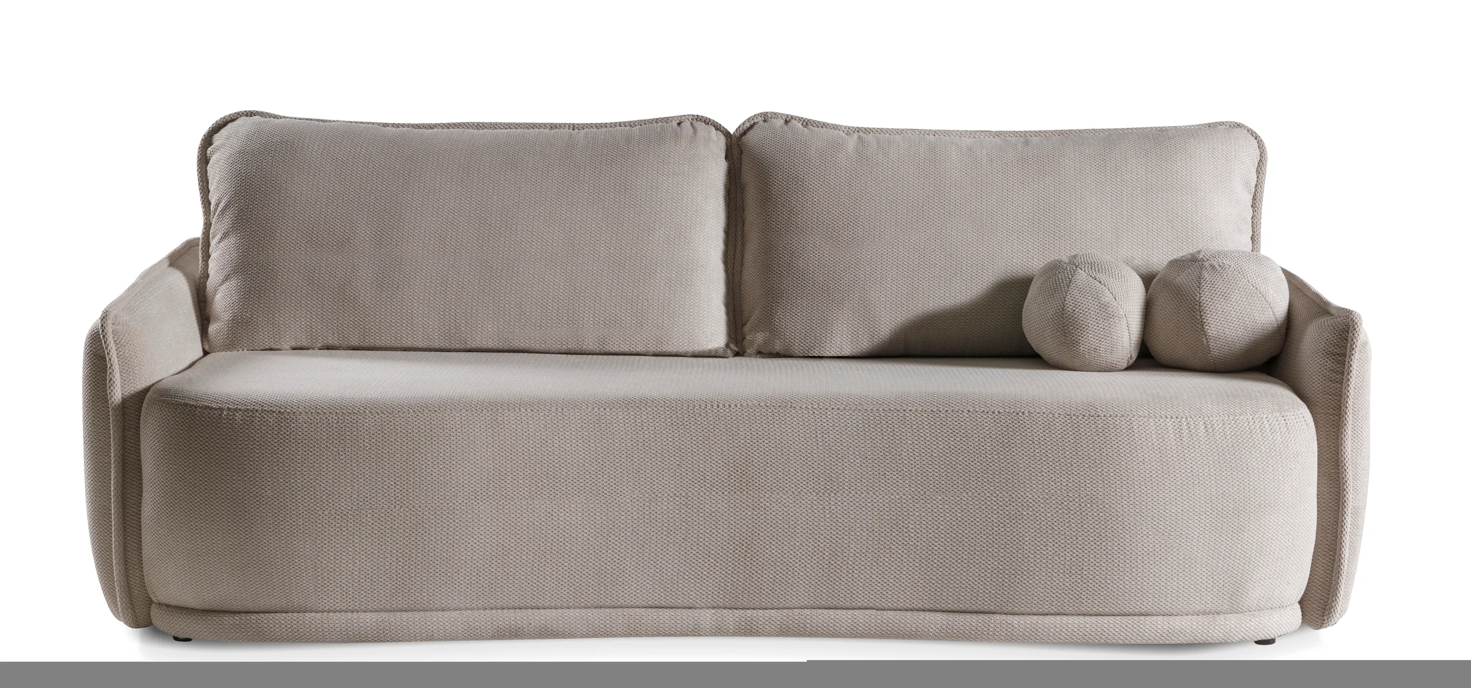 Sofa rozkładana z podłokietnikami PERUGIA Dunbar 25 - beżowy - PERUGIA_SO_DUNBAR25