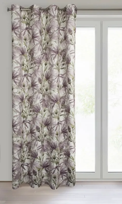 ZASŁONA GOTOWA TESSA 140 X 250 CM FIOLETOWY - EU_423829