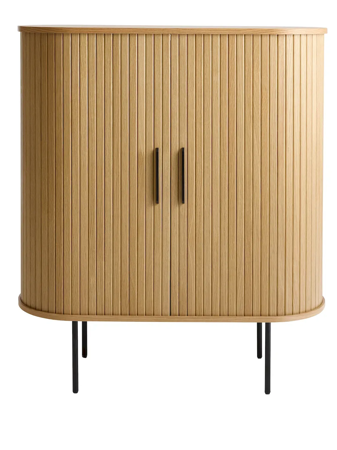 Komoda wysoka z barkiem NOLA 100 cm naturalny