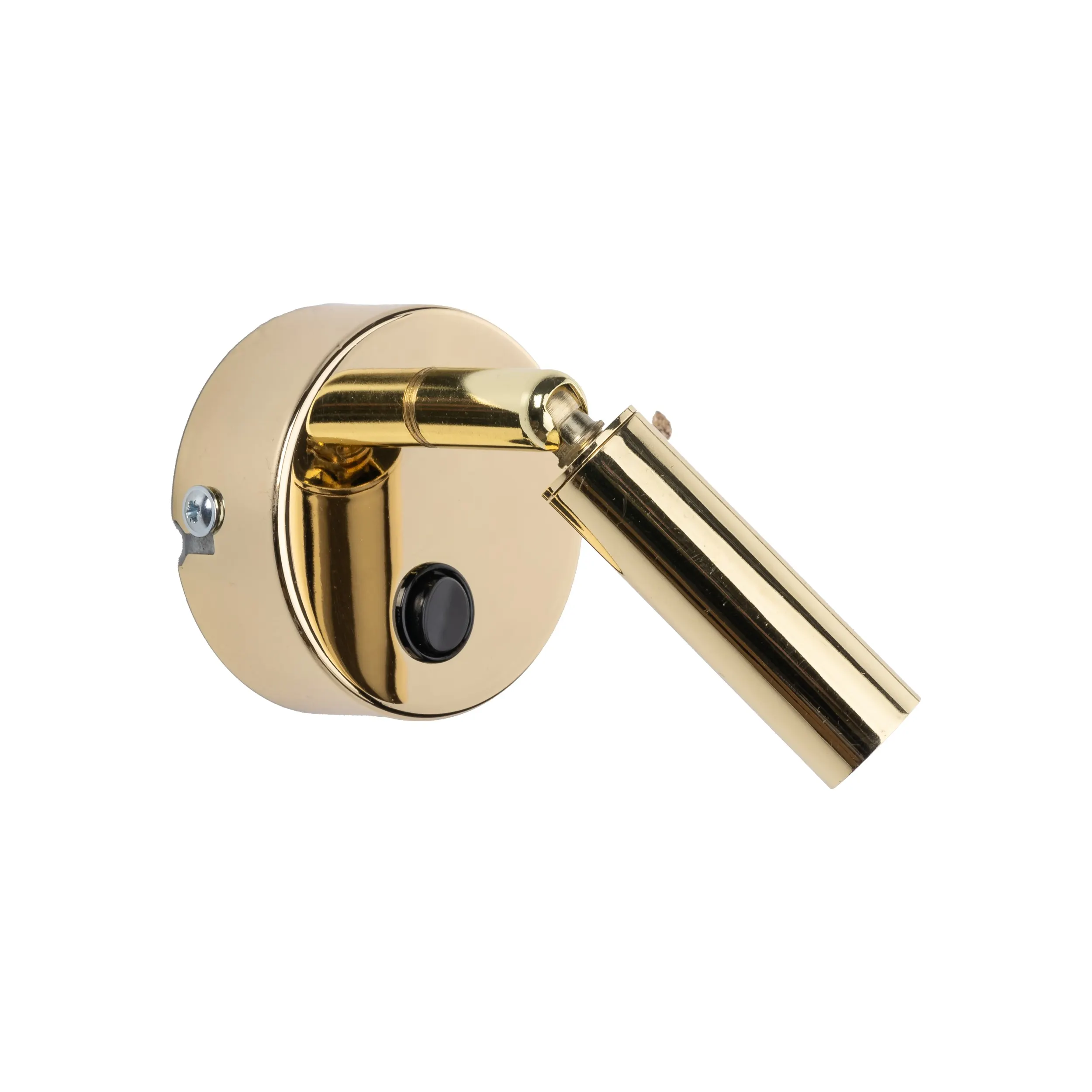 Kinkiet ENZO złoty z włącznikiem regulowany 15x11x8cm - TK_1372