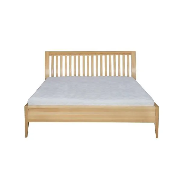 Łóżko bukowe LK191 Bielony 120x200 DREWMAX - 30357