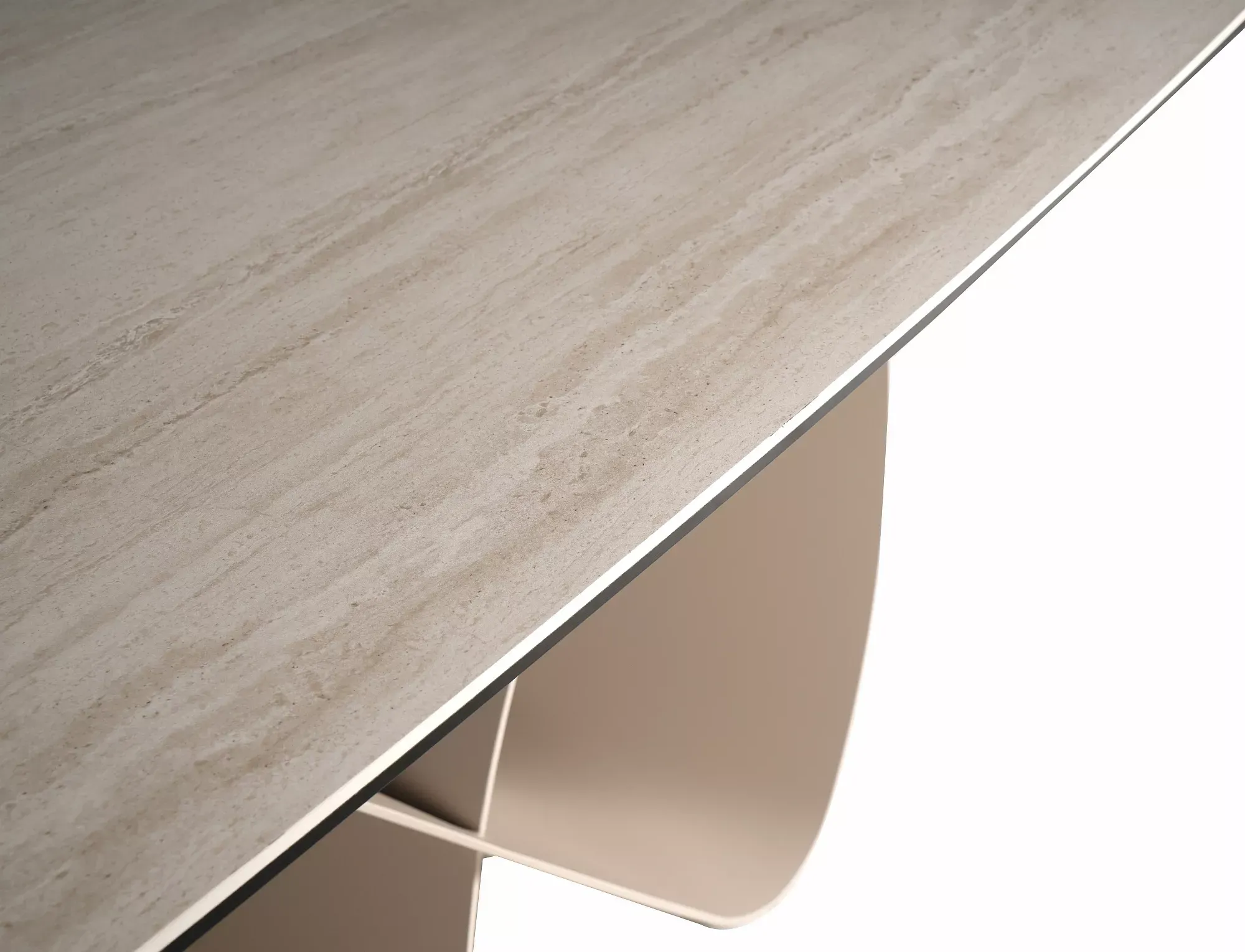 Stół rozkładany INFINITY CERAMIC 160(240)x95 beżowy kaszmirowy — zdjęcie 8