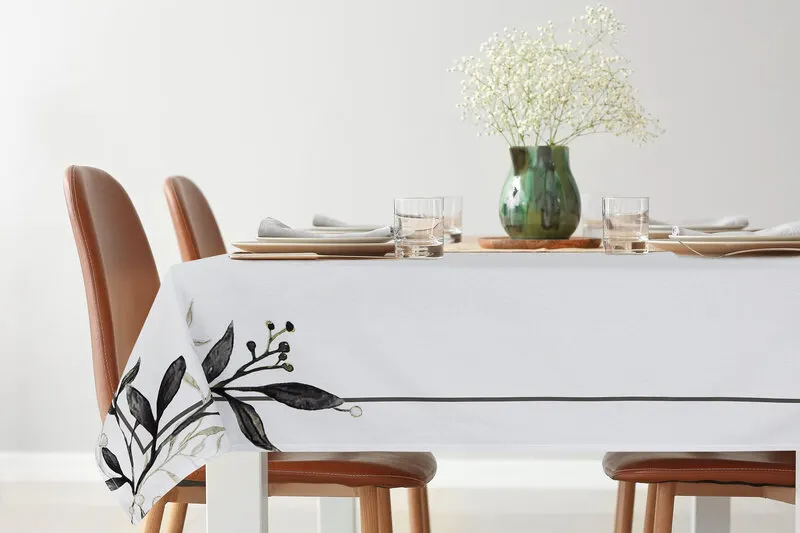 OBRUS NATU 4 40 X 180 CM BIAŁY - EU_416007