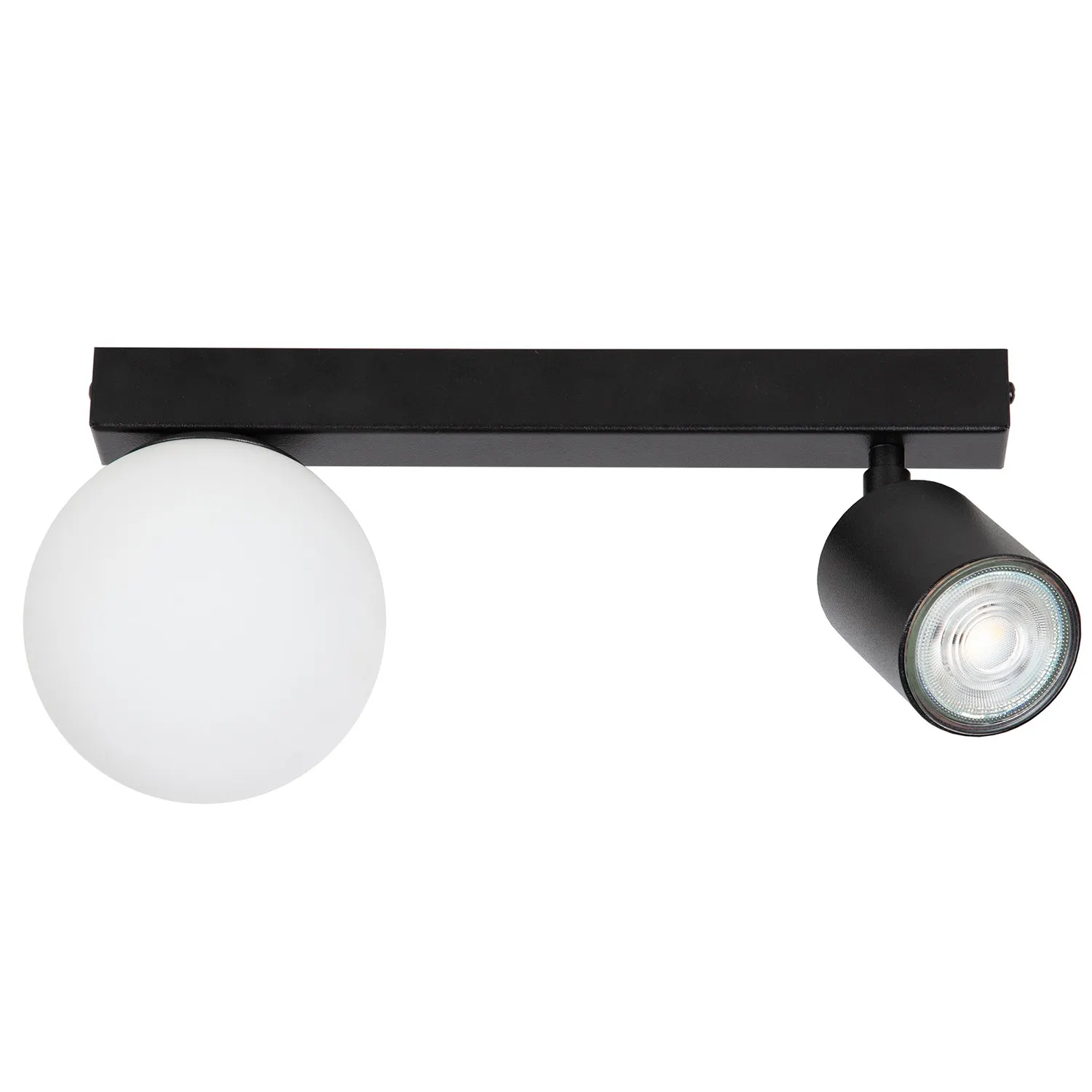 Plafon TAViRA 1+1 czarny biały Oświetlenie, Oprawa oświetleniowa