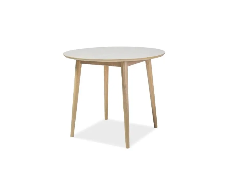 Stół okrągły NELSON dąb miodowy 90cm Signal Stół okrągły NELSON dąb miodowy 90cm Signal