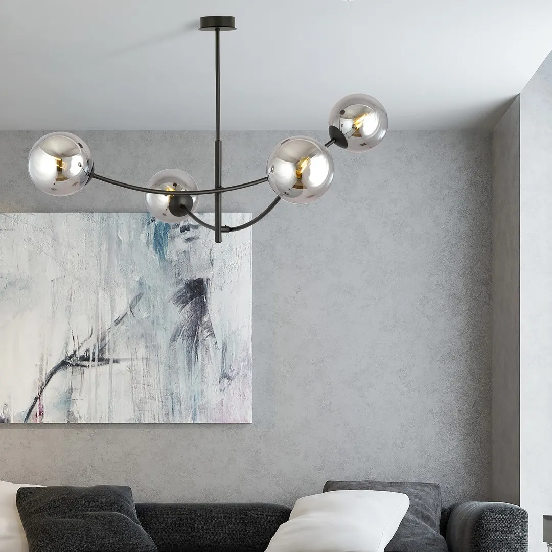 Lampa sufitowa HUNTER 4 czarny grafitowy — zdjęcie 5