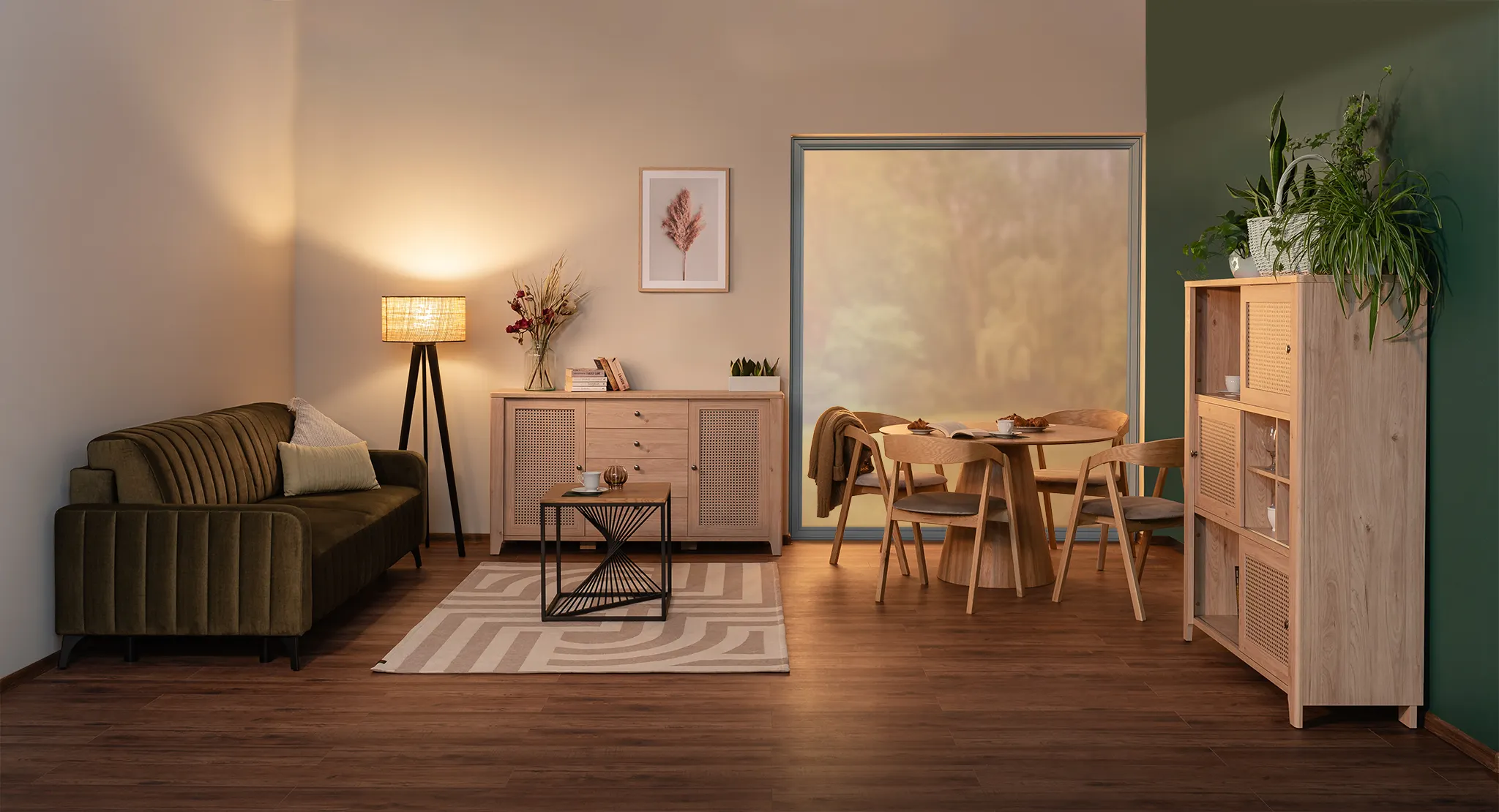 Krzesło dębowe KT395 dąb naturalny - szary welur - 48816