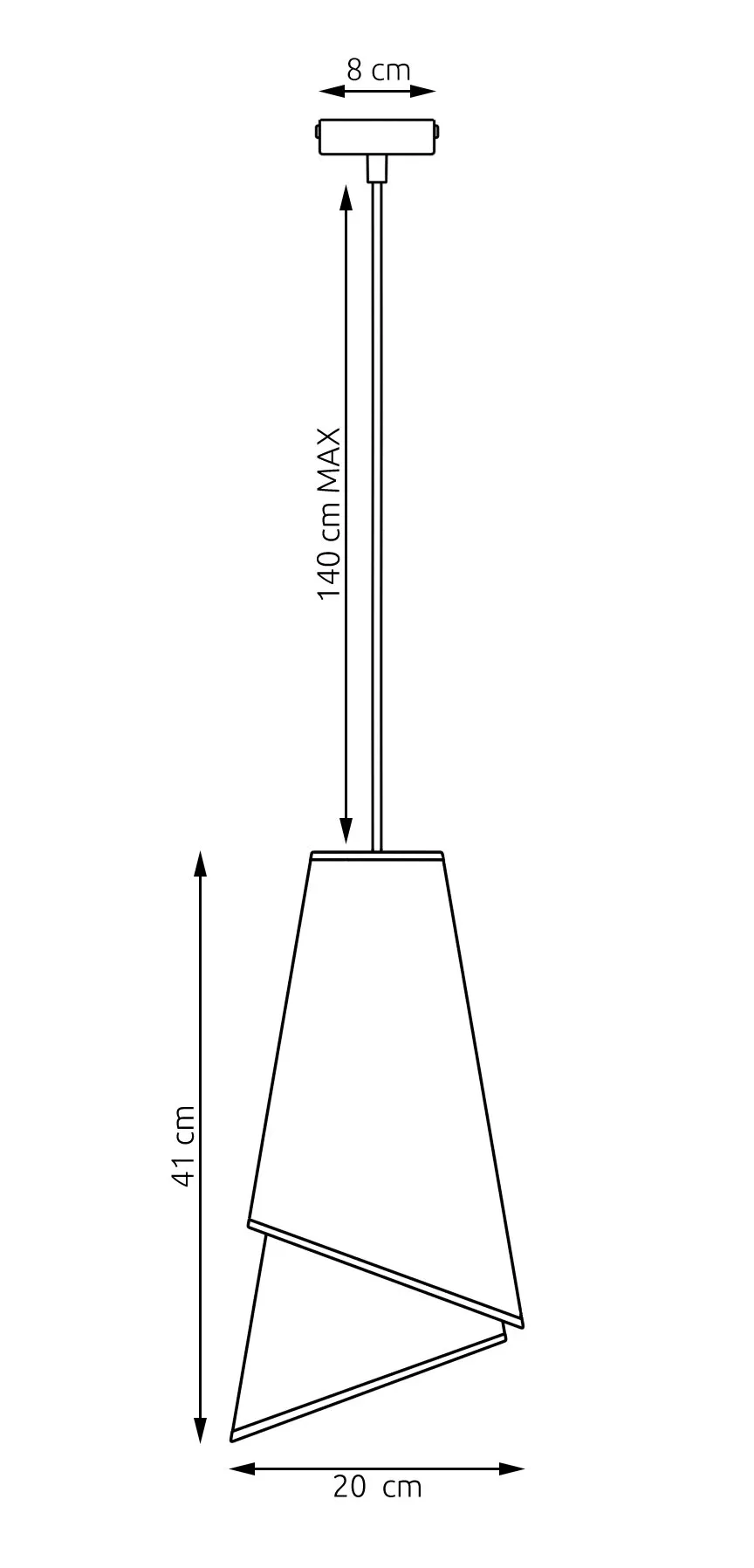 lampa wisząca, lampa sufitowa, kinkiet sufitowy, konstrukcja metalowa, abażur płaski
