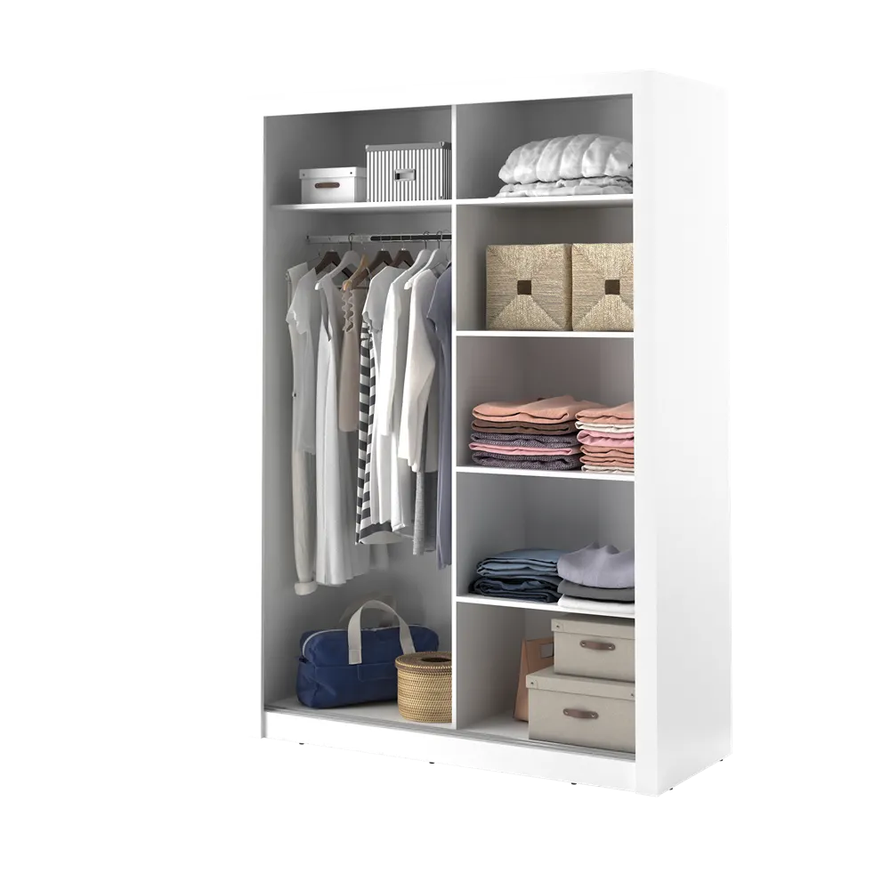 Szafa 2-drzwiowa ARTI AR-04 150cm biała - AR4BI