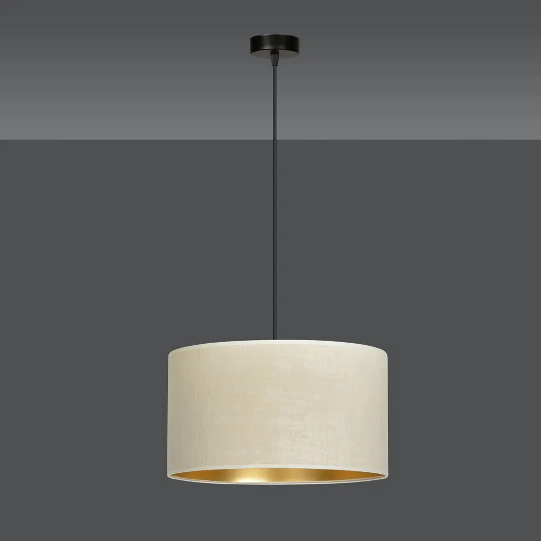 Lampa wisząca HILDE 1 czarny biały — zdjęcie 3