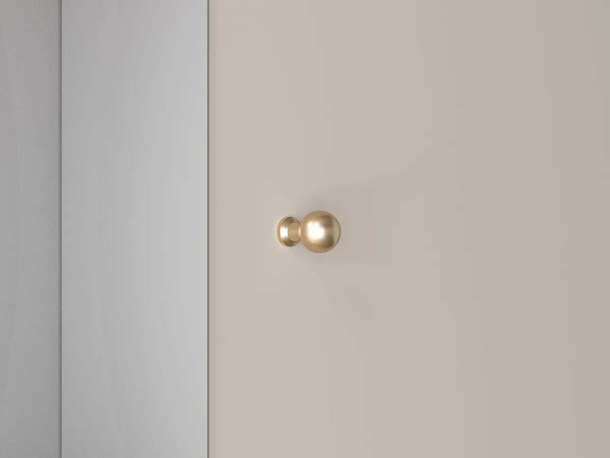 Szafa 4-drzwiowa z lustrem i szufladami SOPHIE 200x210 kaszmirowa - 1SOPH23-001